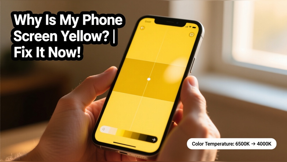 Why Does My Phone Screen Look Yellowish Suddenly