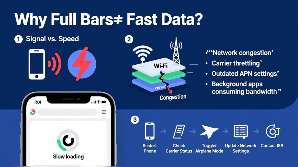Why is My Mobile Data Slow Even With Full Signal