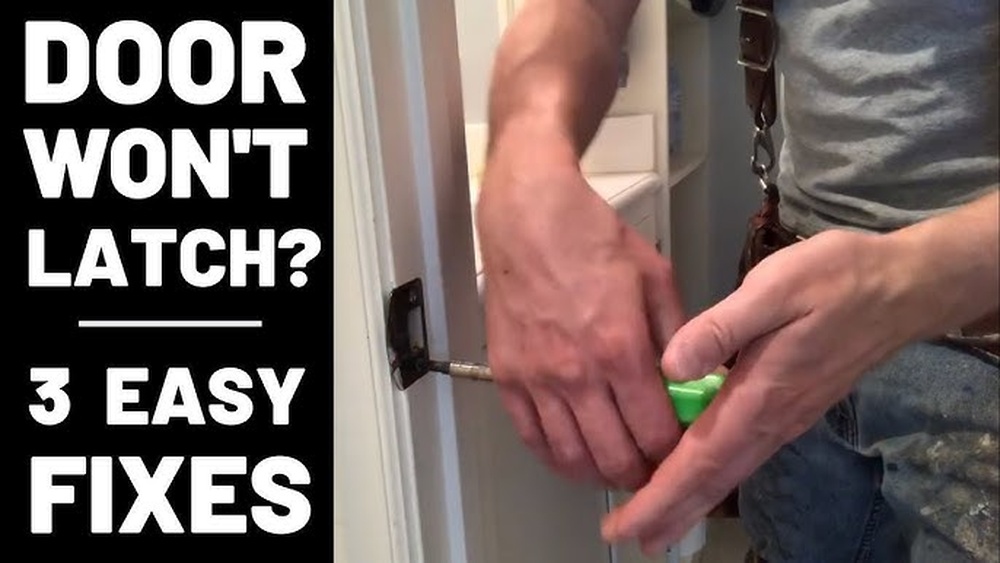 How to Fix Door Latch Not Catching Properly
