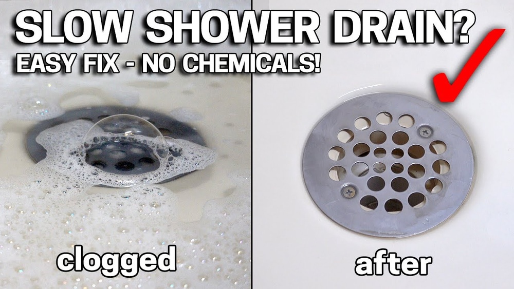 How to Fix Slow Draining Shower Without Chemicals