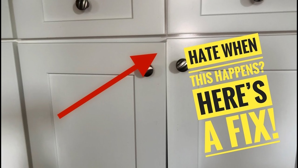 How to Fix Uneven Cabinet Doors in Kitchen Easily