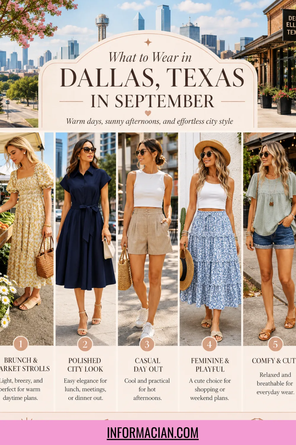 What to Wear in Dallas, Texas in September