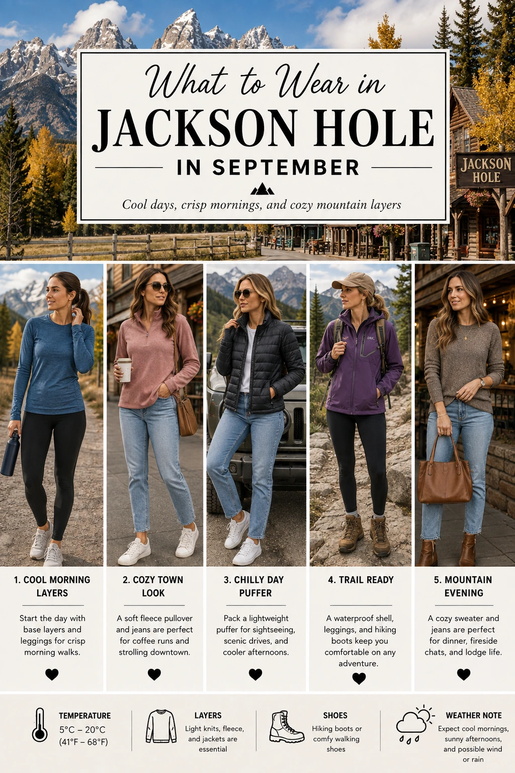 What to Wear in Jackson Hole in September