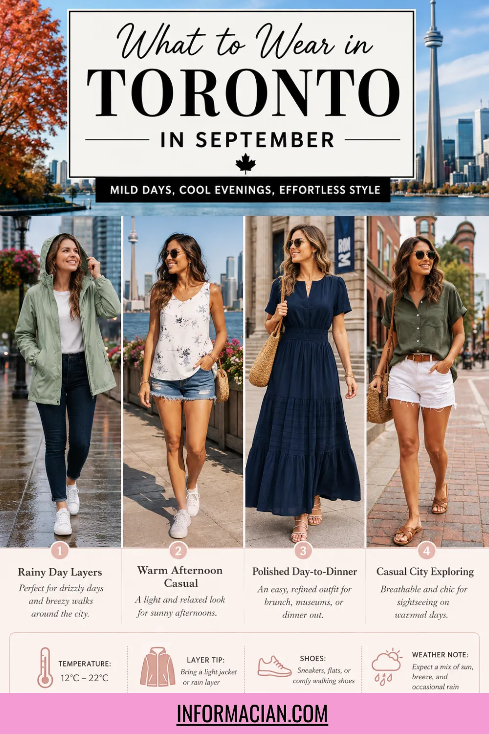 What to Wear in Toronto in September
