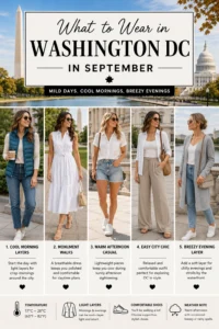 What to Wear in Washington DC in September