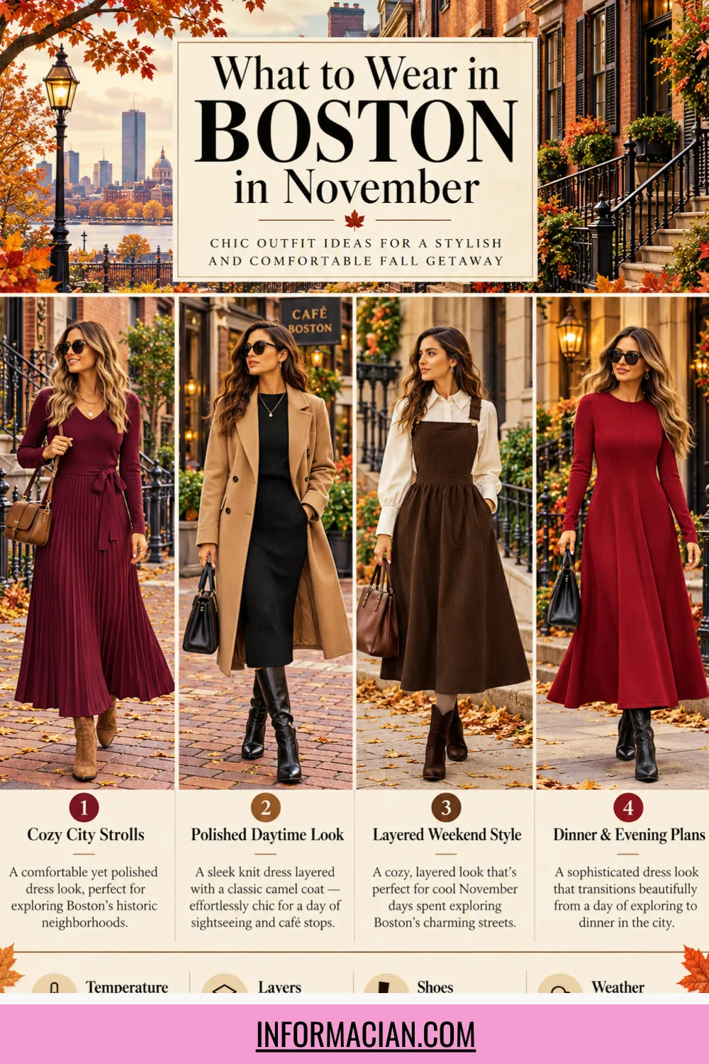 What to Wear in Boston in November