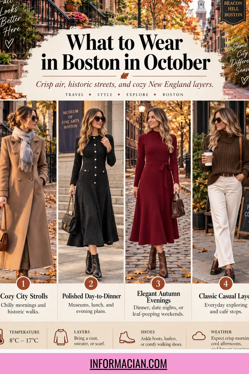What to Wear in Boston in October