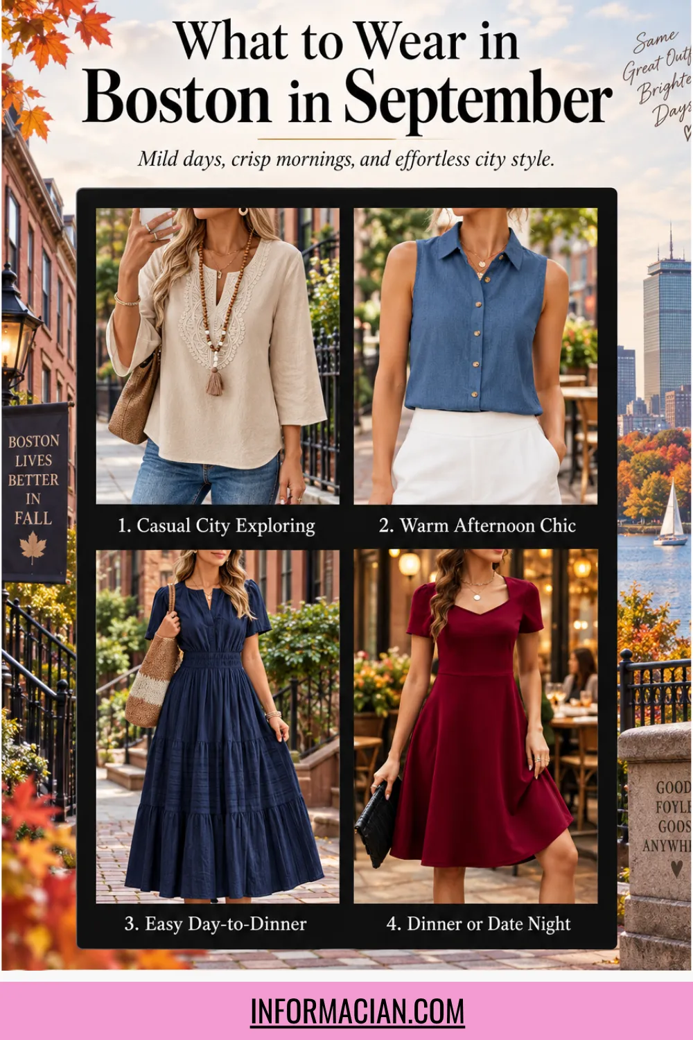 What to Wear in Boston in September