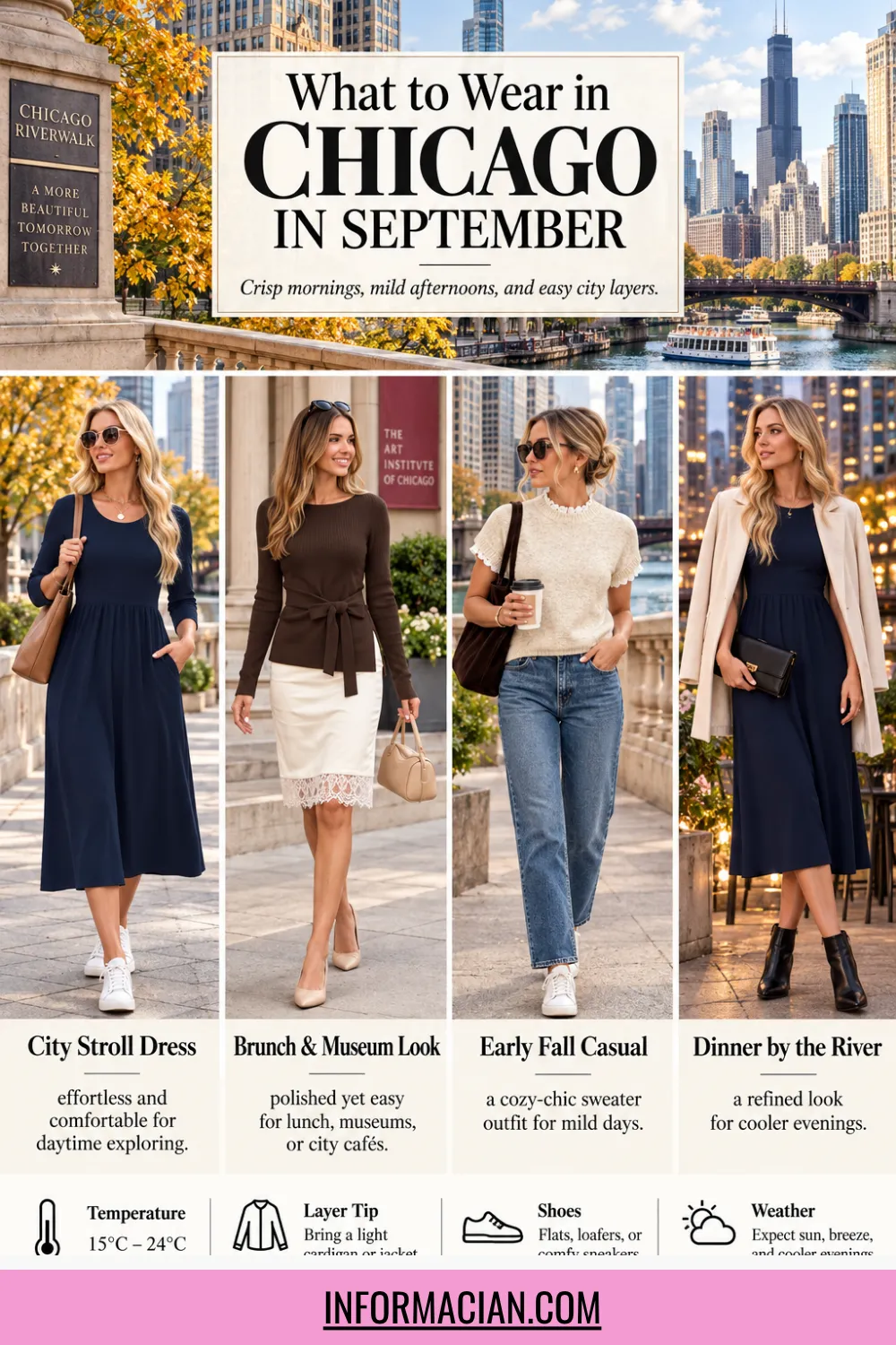 What to Wear in Chicago in September