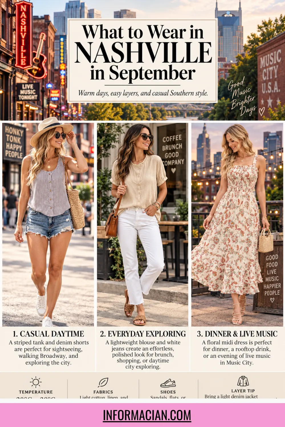 What to Wear in Nashville in September