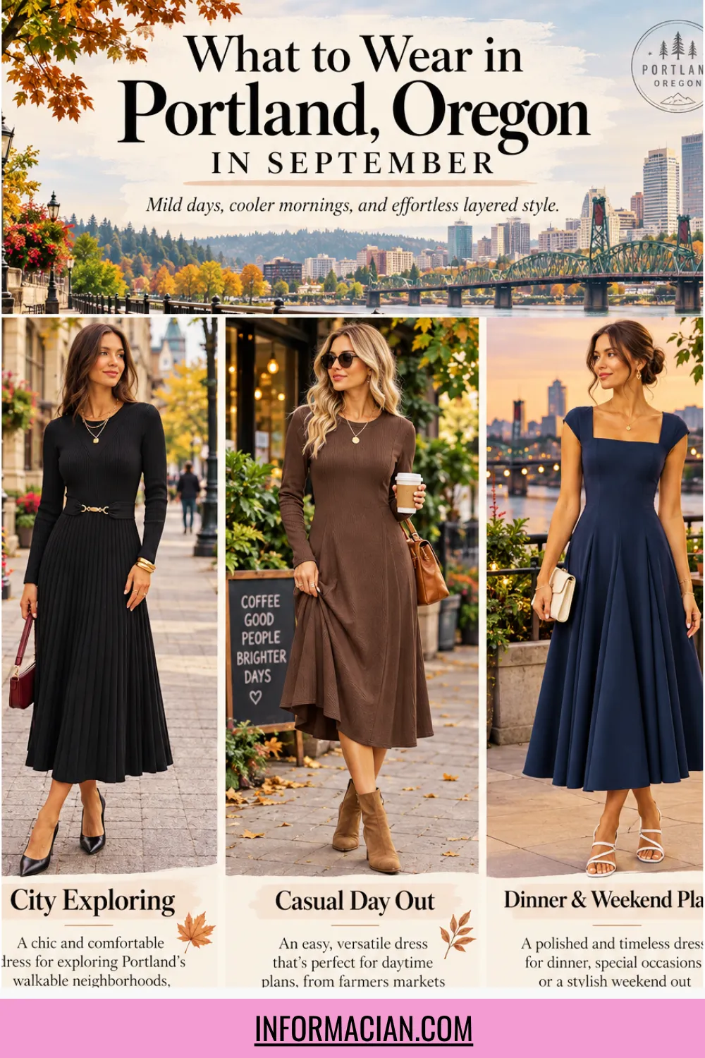 What to Wear in Portland, Oregon in September