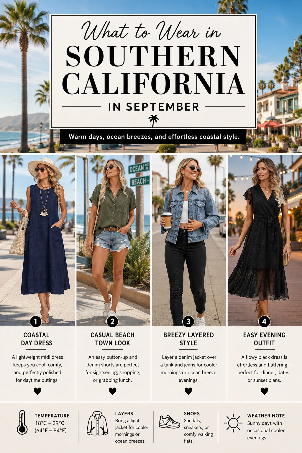 What to Wear in Southern California in September