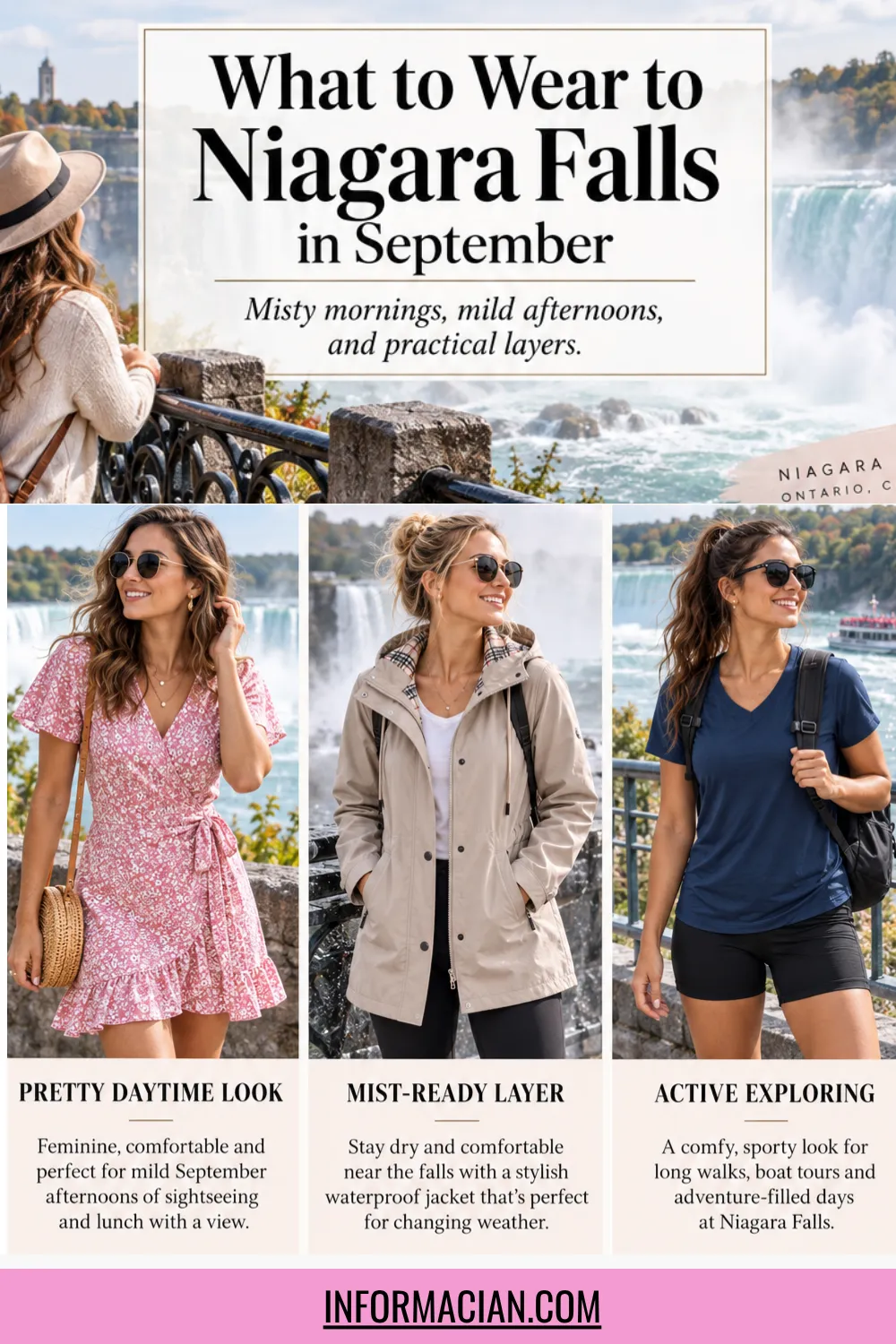 What to Wear to Niagara Falls in September